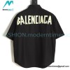 Balenciaga - 23SS Print Tape Short Sleeve Shirt
